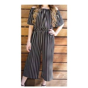 Off the shoulder jumpsuit